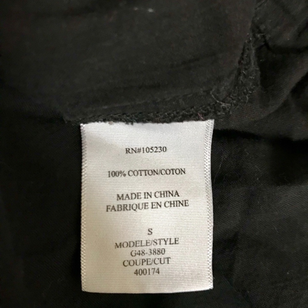 Joie Black Button Down Tunic Small - image 7